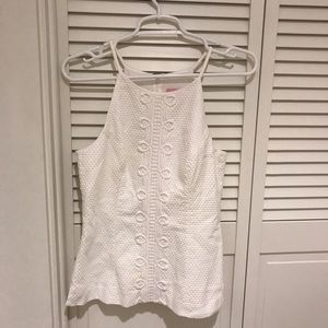 Lilly Pulitzer Annabelle Top White